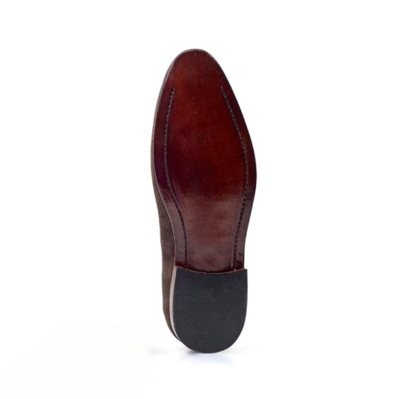 Bashwood Handmade Suede Leather Brown Loafers